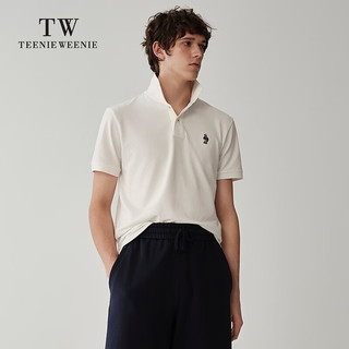 TEENIE WEENIE 2025夏凉感翻领POLO衫 白色 L