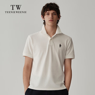 TEENIE WEENIE 2025夏凉感翻领POLO衫 白色 L