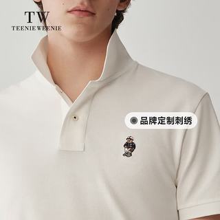 TEENIE WEENIE 2025夏凉感翻领POLO衫 白色 L