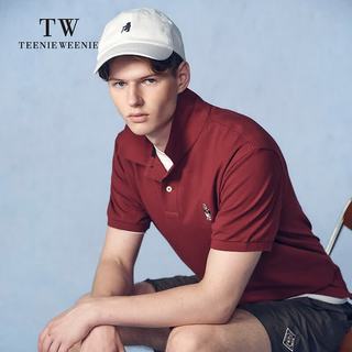 TEENIE WEENIE 凉感翻领 白色 XL 男士POLO衫