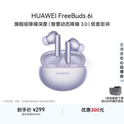 华为 FreeBuds 6i 入耳式真无线动圈蓝牙耳机 流光紫