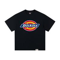 Dickies 经典LOGO印花 纯棉透气 黑色 L 男士T恤