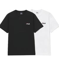 百亿补贴：FILA 运动舒适圆领套头短袖 速干T恤 男女同款