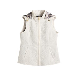 雅格狮丹 秋冬新品时尚女修身棉服背心马甲Q5047EL021
