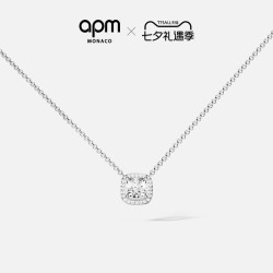 APM Monaco 小码方形高级时尚925银项链锁骨链新年AC6789OX