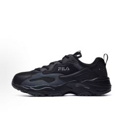 FILA Tracer  经典复古 透气增高 低帮 老爹鞋 男款 黑灰