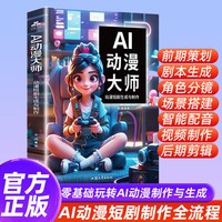 动漫短剧生成与制作 AI短视频实战一本通 AI动漫一本通 AI新媒体运营 剪映 零基础入门到精通全流程书籍