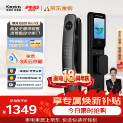 凯迪仕 Q20F Pro 3D人脸识别 双摄版 智能门锁