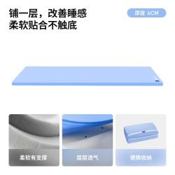 蓝盒子 小蓝垫学生宿舍床垫褥子租房专用记忆棉榻榻米0.9x1.9米软硬适中
