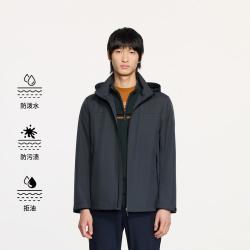 劲霸男装 劲霸 劲霸男装秋季男士中长版茄克休闲夹克外套|VKZE3283