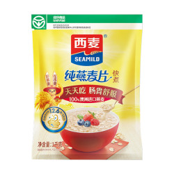 西麦 无添加蔗糖燕麦片 1000g