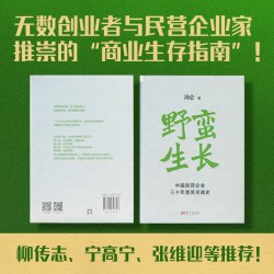 冯仑野蛮生长 精装升级版 中国民营企业三十年激荡灵魂史 了解中国商业绕不开的经典读本