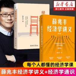 薛兆丰漫画经济学:全四册 用漫画轻松看懂经济学 14大板块105小节覆盖经济学核心概念 讲清20大经济学问题