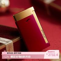 S.T.Dupont 法国都彭 SLIM7纤薄炬式防风打火机莲红27707