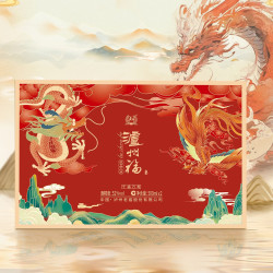 泸州老窖 浓香型  52度 500mL 2瓶 泸州福 千福万寿 龙凤呈祥