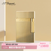 S.T.Dupont 法国都彭打火机LIGNE2钻石菱纹朗声打火机电镀金16284