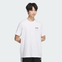adidas 棉质舒适透气休闲短袖中性款T恤