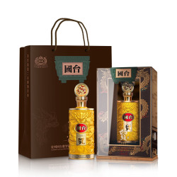 国台 典藏53度酱香型白酒500mL 礼盒装