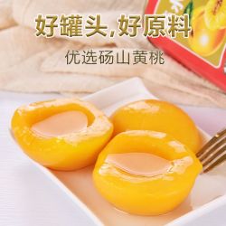 虹桥味泉 糖水黄桃罐头