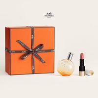 HERMÈS HERMES）橘彩星光香水口红礼盒香水女士30ml+缎光21号生日七夕情人节礼物