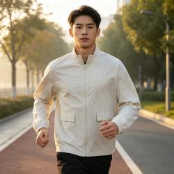 adidas ST FL MH WV JKT 梭织立领运动休闲宽松夹克外套