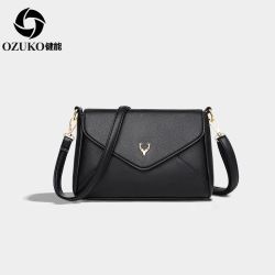 OZUKO 健能中年女士时尚简约斜挎小包包2026新款大容量百搭单肩妈妈女包