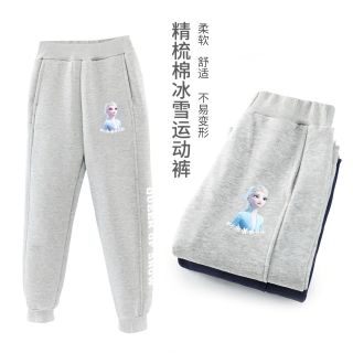 迪士尼 儿童休闲卫裤男女孩春秋款运动束脚裤幼儿园时尚百搭潮裤