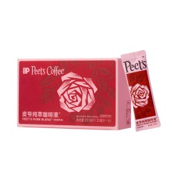 皮爷咖啡 Peets皮爷纯萃咖啡液33ml*10条馥郁玫瑰风味自制美式拿铁咖啡