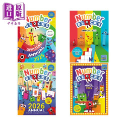 Numberblocks Annual 数字字母积木动画年鉴手册2021 2024-2026 共4册 亲子