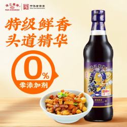 珠江桥牌 特级头抽酱油500ml零添加