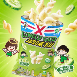 旺旺 浪味仙黄瓜味薯片70g 限定联名口味 新品 休闲零食 饼干糕点