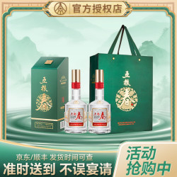 五粮春 二代 五粮液股份 52度菁萃版 浓香型 白酒  52度 550mL 2瓶 双瓶装