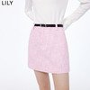 LILY 高腰半身裙 粉红 M