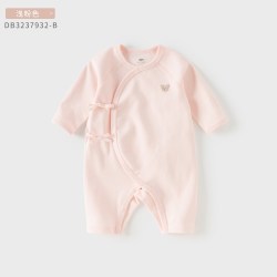 戴维贝拉 新生婴儿衣服秋装婴幼儿连体衣A类纯棉男女宝宝舒适哈衣