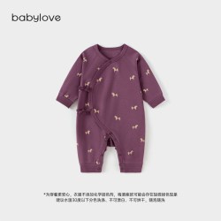 Babylove 新生宝宝连体衣纯棉婴儿和尚服马年春秋哈衣