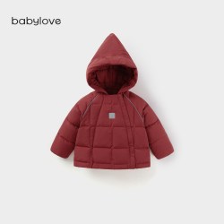 Babylove 宝宝羽绒服冬季婴儿防寒加厚外套无氟保暖上衣