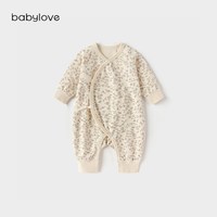 88VIP：Babylove 新生儿连体衣春秋婴儿纯棉衣服哈衣莫奈花园