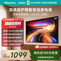 Vidda R系列 一级能效版 43VR1QD 液晶电视 43英寸 FHD