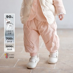 OAK FAMILY 冬季宝宝羽绒服儿童加厚防风男宝女宝婴幼童鹅绒服外套
