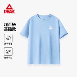 匹克 儿童短袖t恤 男童夏季2026新款中大童运动T薄男孩上衣纯棉