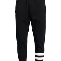 DSQUARED2 Sweatpants 运动7分棉裤，花边