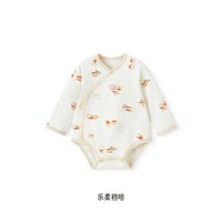 英氏 新生婴儿衣服哈衣春秋连体衣宝宝爬服秋季包屁衣