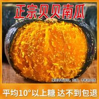 京鲜生 内蒙沙漠贝贝南瓜 净4.5斤 (粉糯瓜) 中果300g+辅食 源头直发