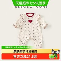 88VIP：insbobo 婴儿衣服2025秋季新款宝宝早秋外出服婴幼儿连体哈衣童装