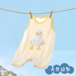 希贝熊 婴儿衣服夏季薄款新生儿透气背心连体衣服男女宝宝爬服空调服哈衣