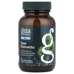 Gaia Herbs 香港直发Gaia Herbs锯棕榈胶囊补充营养易吸收健康60粒