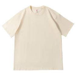 凡客诚品 短袖T恤全棉圆领夏装男女同款 奶杏色 XL （建议130-150斤）