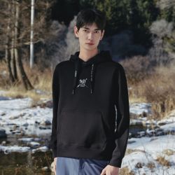 探路者 秋冬男女通款卫衣户外运动防风保暖套头连帽外套TAUI90299