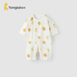 童泰 婴儿连体衣夏季纯棉宝宝衣服新生儿哈衣爬服提花睡衣空调服
