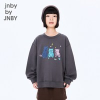 jnby by JNBY 棉毛圈布卫衣小熊图案秋冬男女童儿童jnbybyjnby